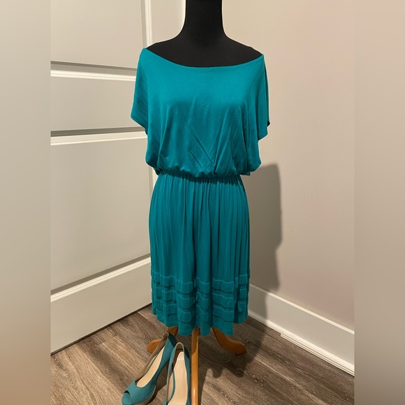 Ladies teal dress - Picture 1 of 6